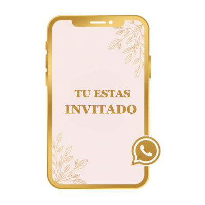 Ícono elegante que representa la entrega final de una invitación digital lista para compartir por WhatsApp o redes sociales.
